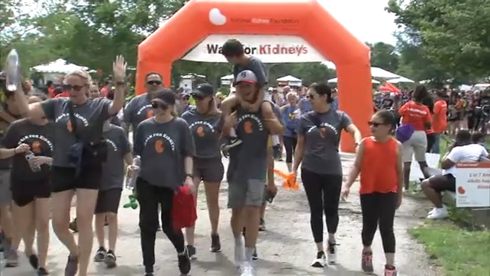 Kidney disease awareness walk held at Chicago Lakefront Trail for