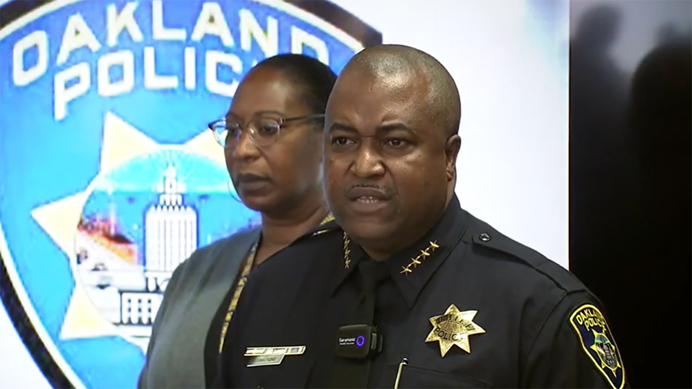 Oakland police chief speaks on budget cuts, spike in violent crime
