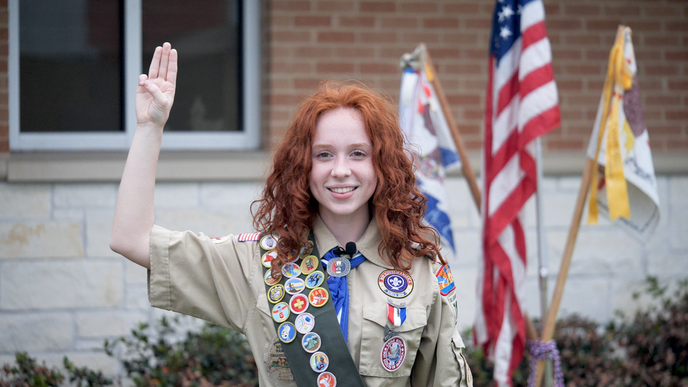 Female Eagle Scout paving the way for girls across the country