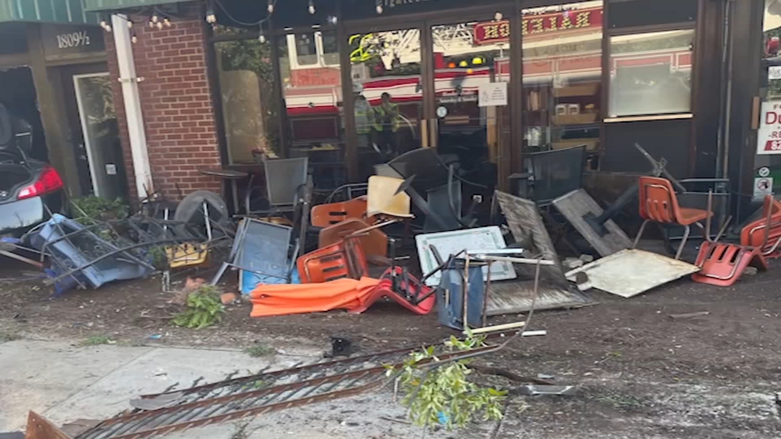 Driver crashes into businesses on Raleigh's Glenwood Avenue ABC11
