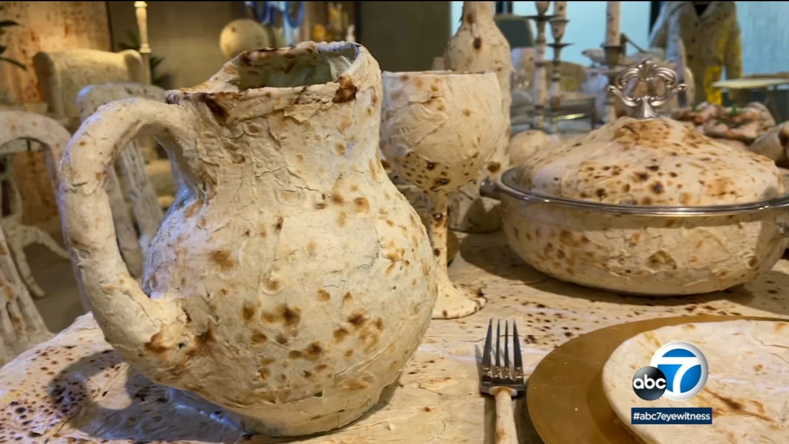 Glendale art exhibit uses lavash bread to honor Armenian heritage