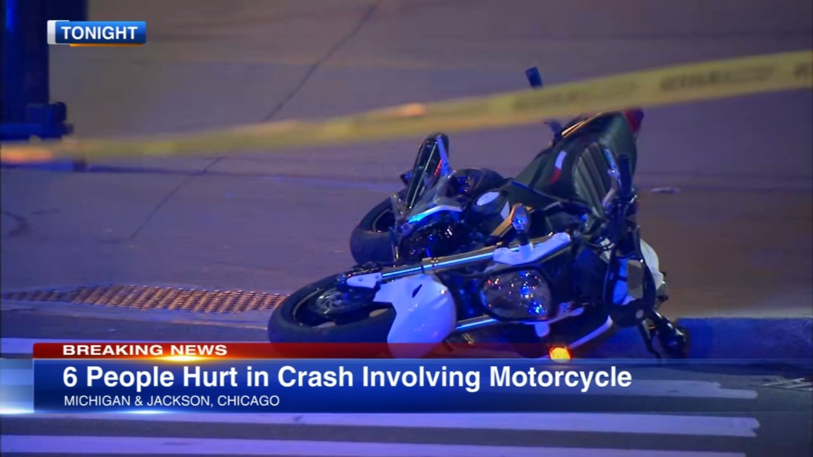 6 Injured Including 3 Teens In Loop Motorcycle Crash Near Michigan And Jackson Abc7 Chicago