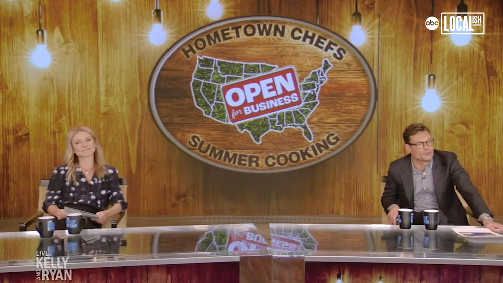 Live with Kelly and Ryan Features Hometown Chefs