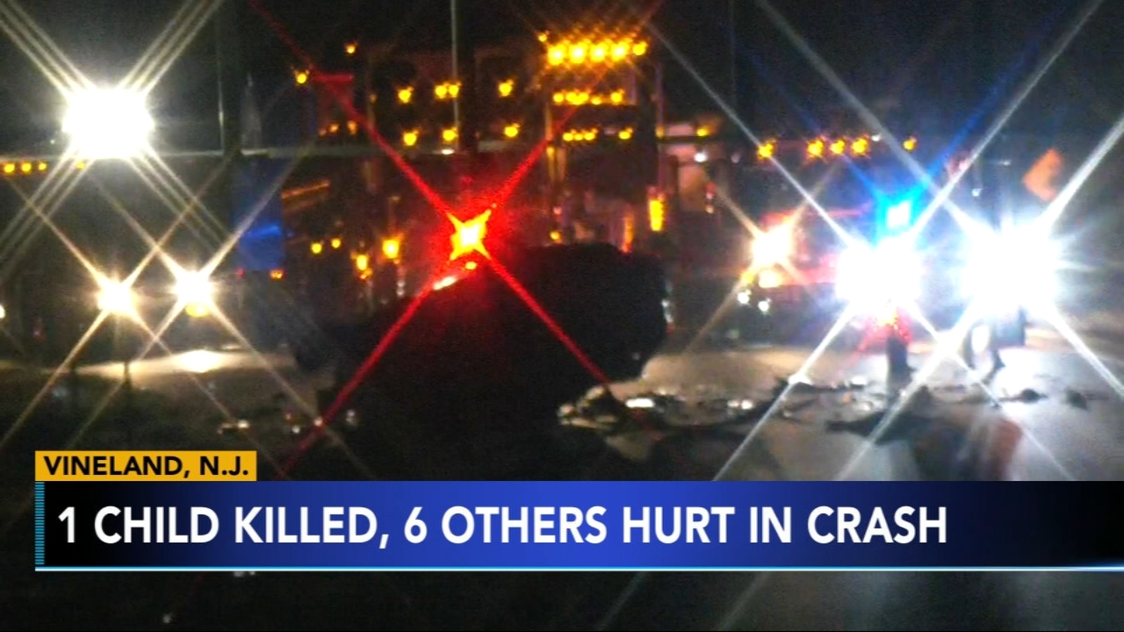 1 child dead, 4 children hurt in Route 55 crash in Vineland, New Jersey ...