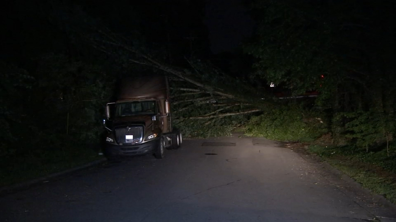 Storm damage in NC: Elsa topples trees, power lines