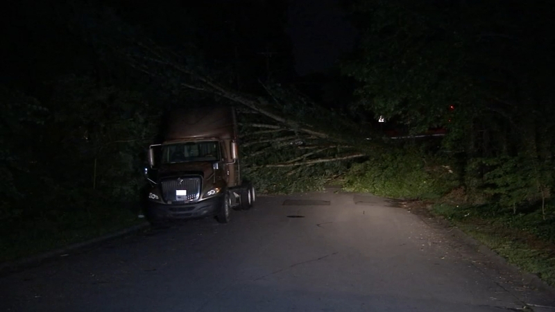 Storm Damage Tropical Storm Elsa Topples Trees Power Lines In North Carolina Abc11 Raleigh Durham