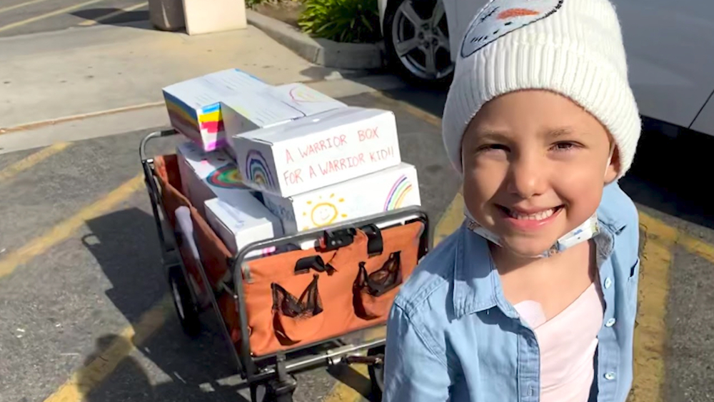 Cancer patient creates "warrior boxes" to support others