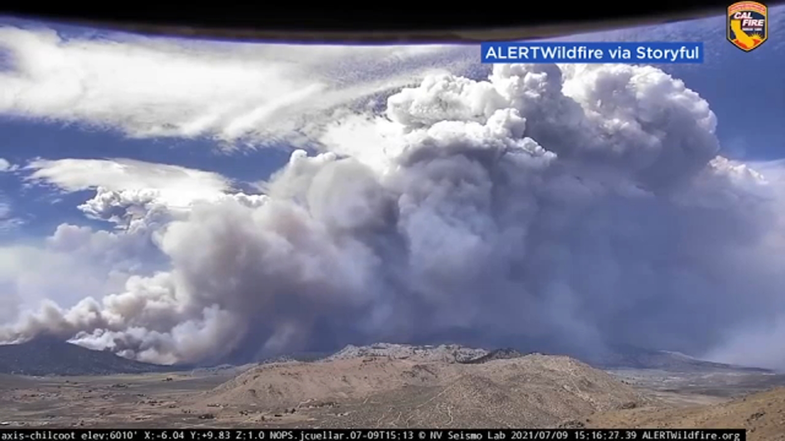 Beckwourth Complex in the Sierra explodes in size, now largest wildfire