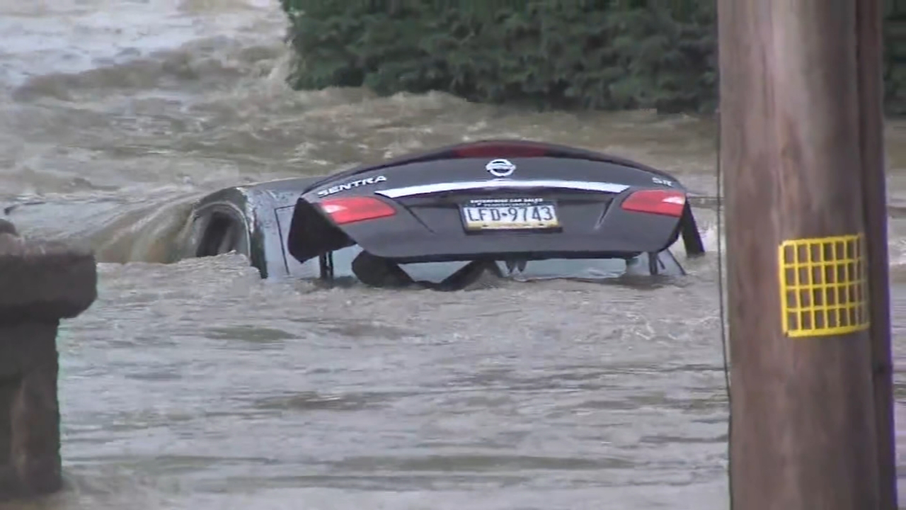 Parts of Bucks County submerged by a '100-year flood'