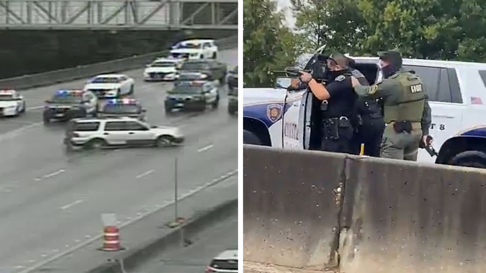 Police Pursuit Out Of Costco In Webster Ends In Traffic Jam On Houston S South Loop Abc13 Houston