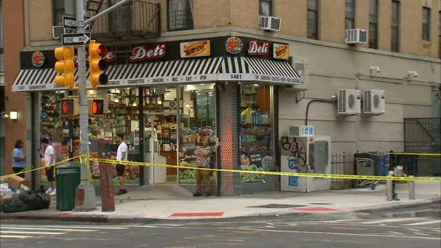 Innocent bystander shot in front of NYC deli during argument: Police
