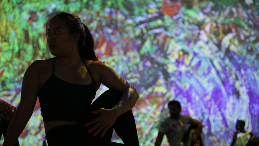 This yoga class takes its art form to a new level