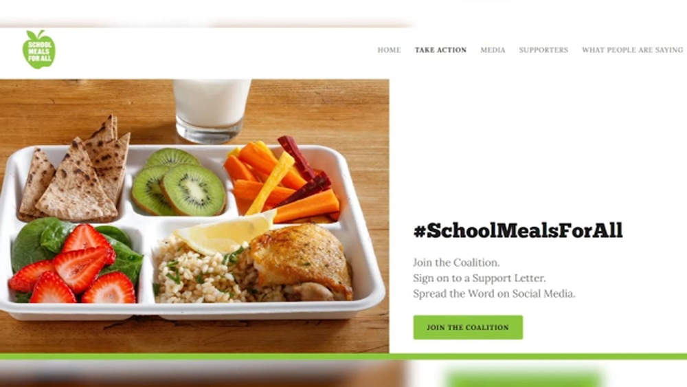 California adopts free school meals permanently