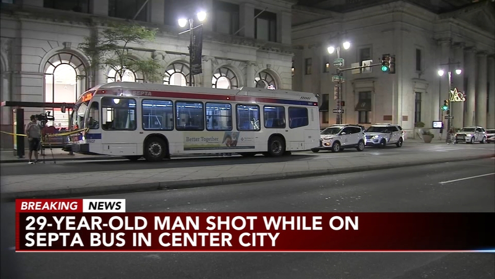 Man shot on SEPTA bus, all passengers scramble to exit