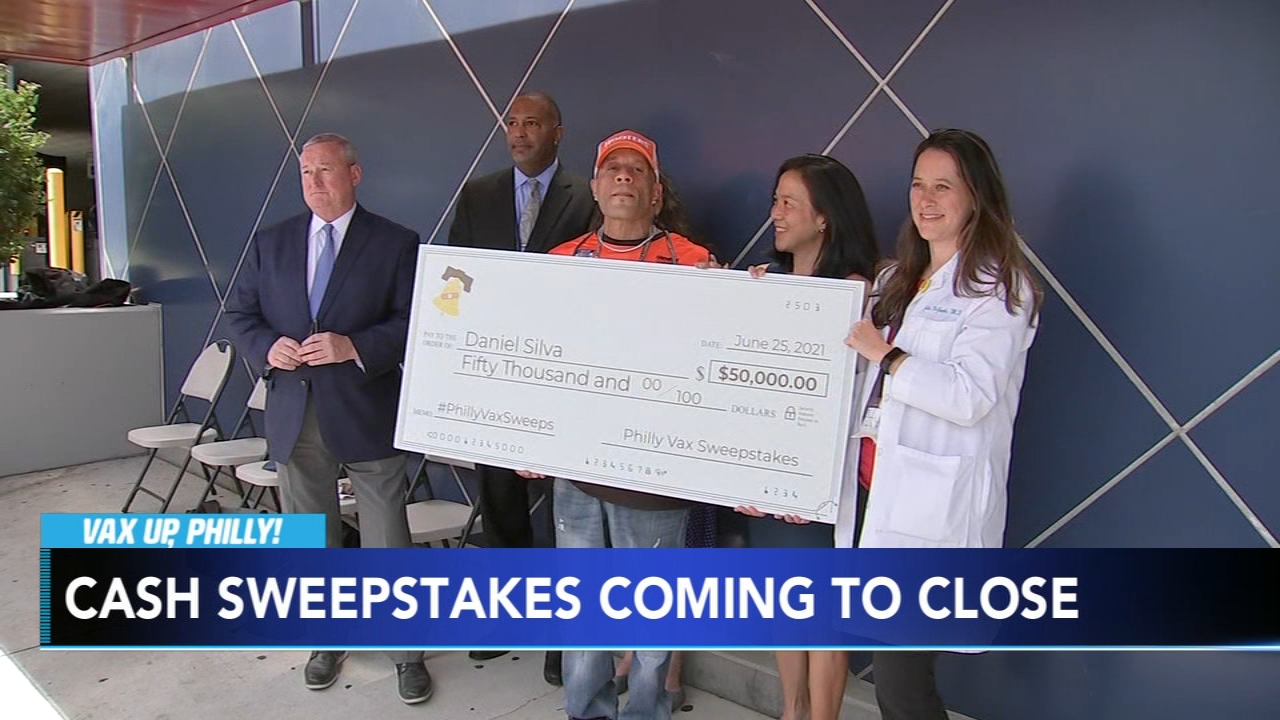 Final Philly Vax Sweepstakes cash prizes coming up