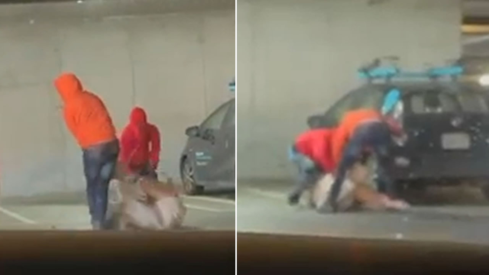 EXCLUSIVE: Video shows tourists attacked in Emeryville parking garage