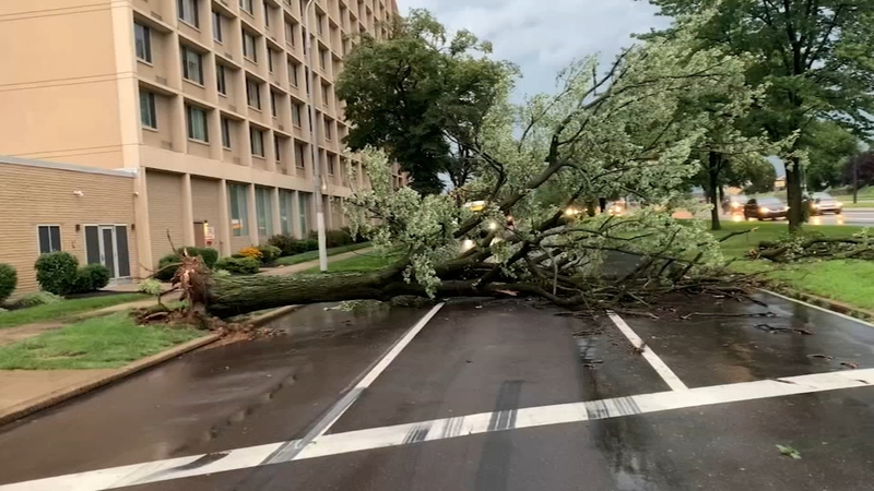 Delaware Valley Hit With Another Round Of Storms Causing Damage Power Outages 6abc Philadelphia
