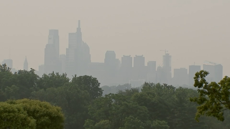 Wildfire haze: Air Quality Alert issued as western wildfires bring smoke into Philadelphia region - 6abc Philadelphia