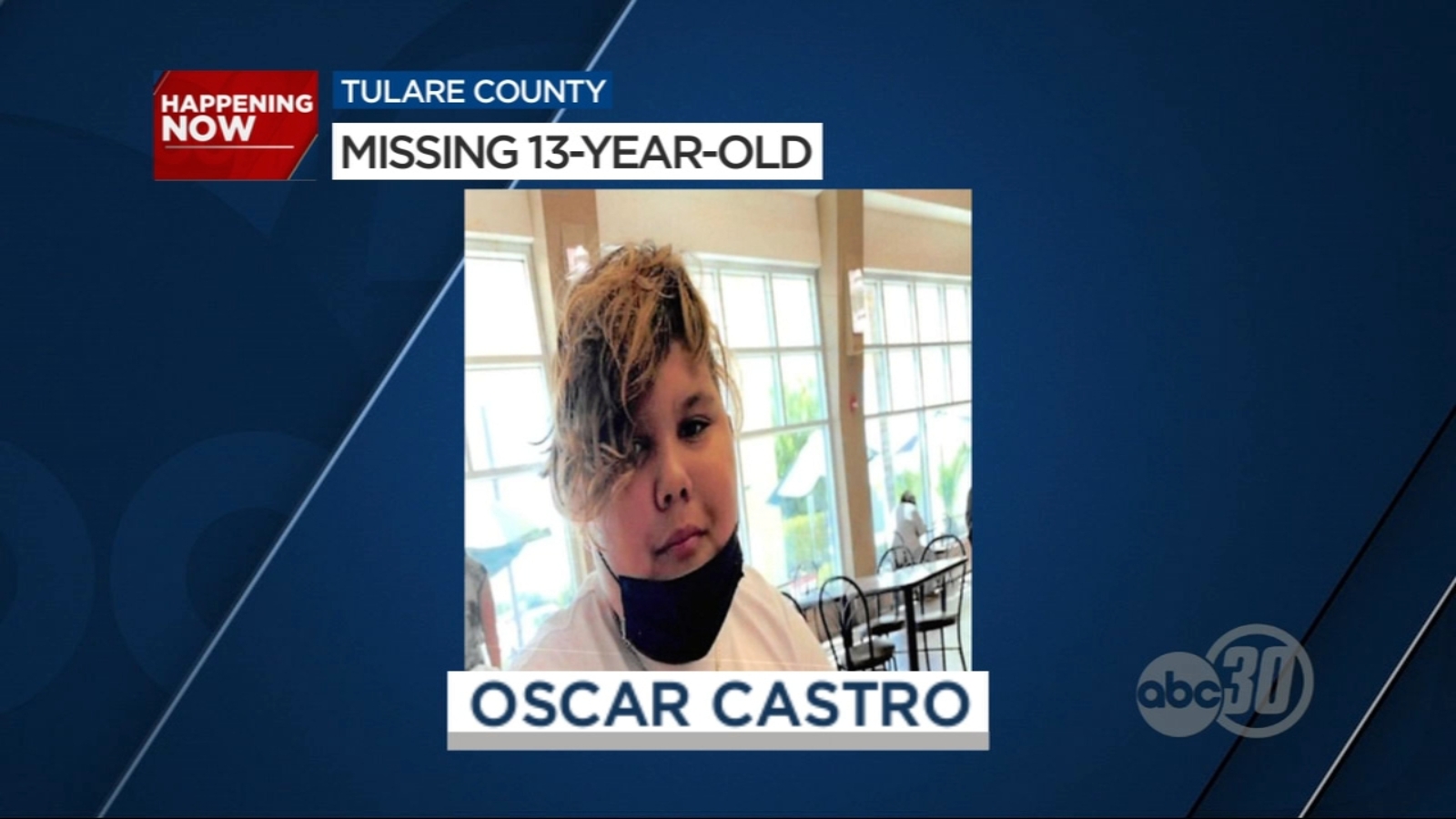 Tulare police searching for missing 13-year-old boy - ABC30 Fresno