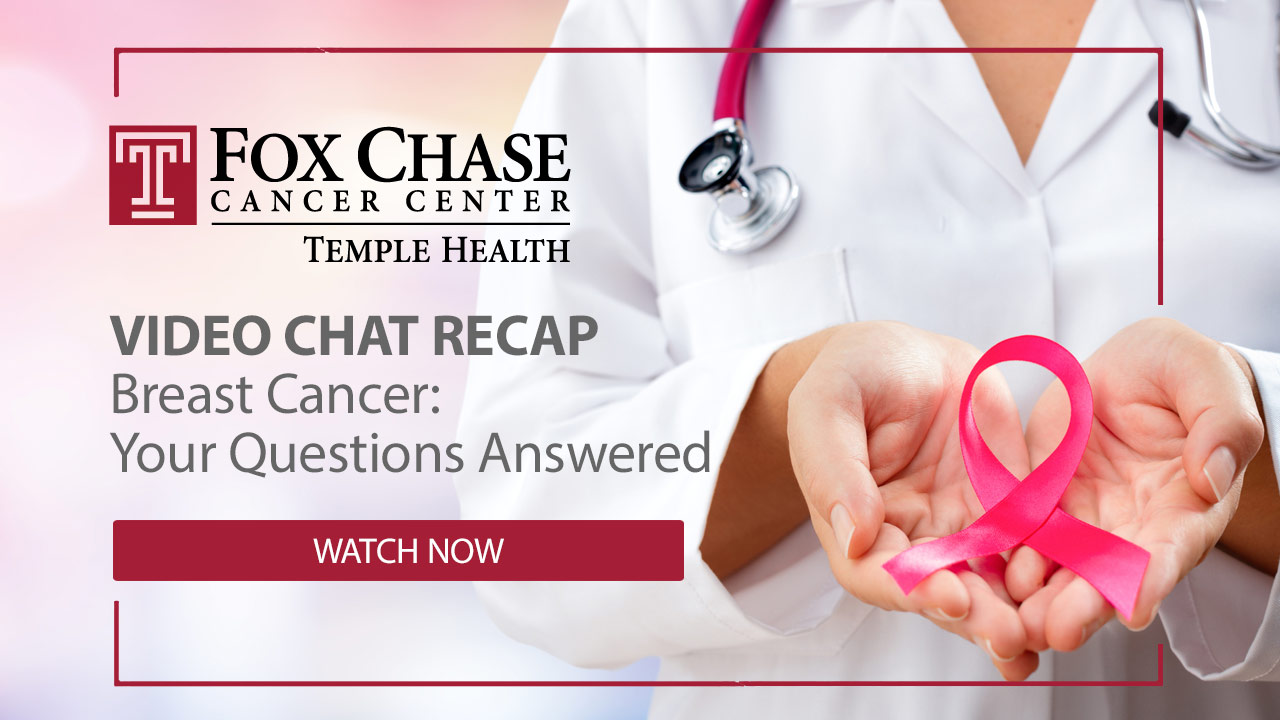 CHAT RECAP: Your breast cancer questions answered