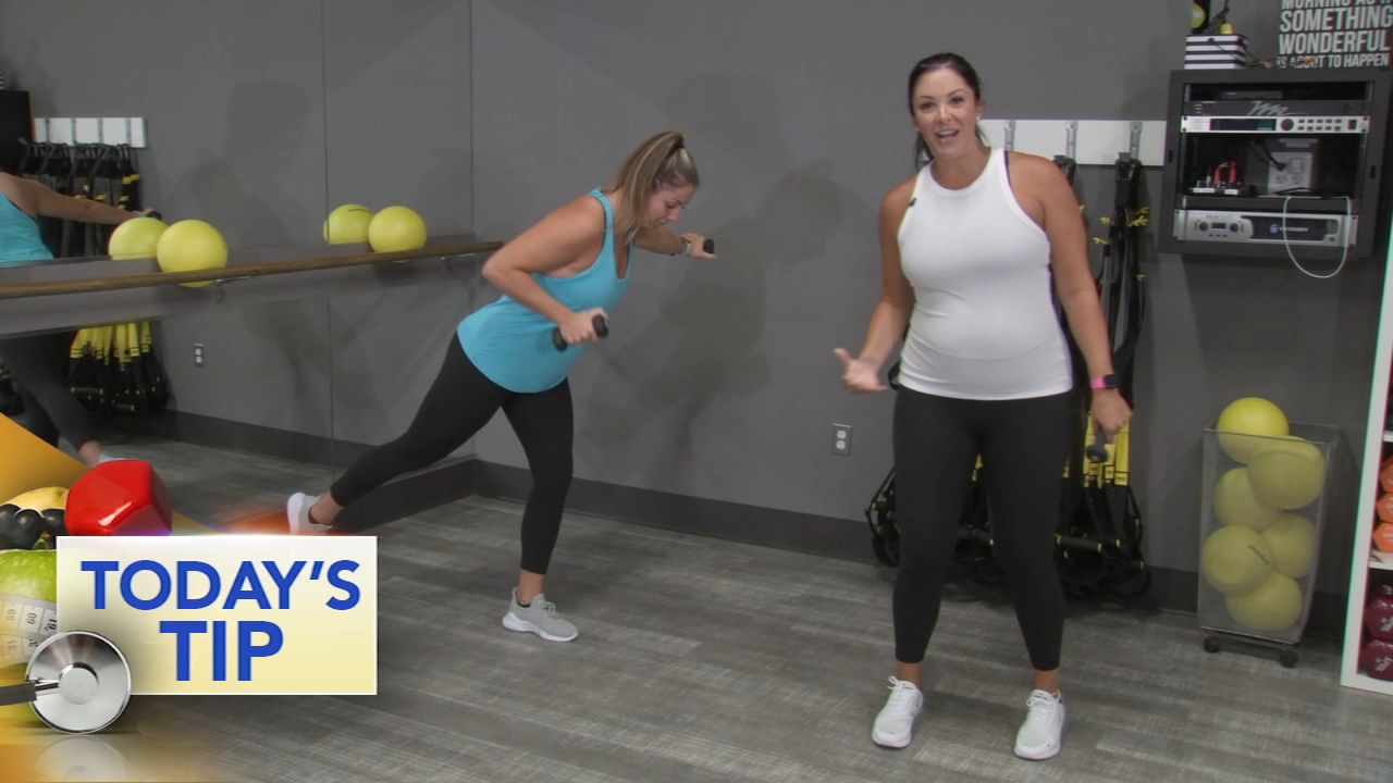 Row into tricep press - Today's Tip