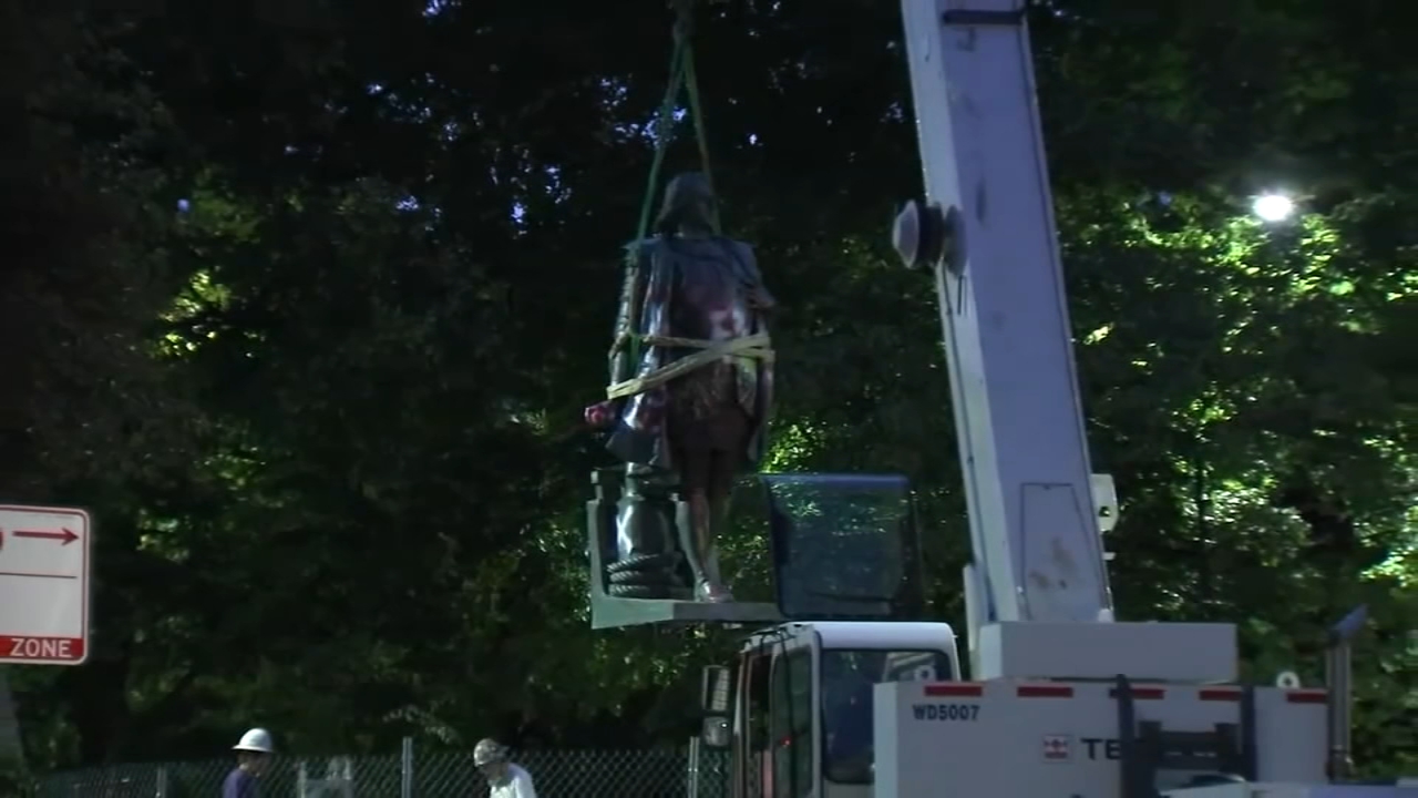 Italian American group sues Chicago for Columbus statue removal