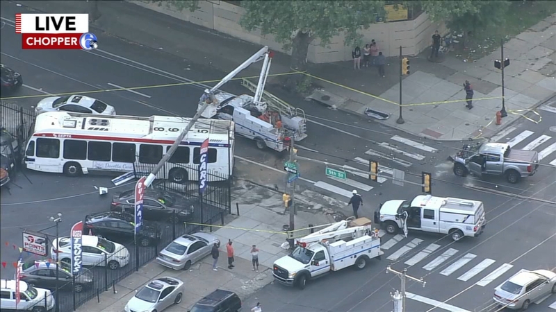 Septa Crash Bus Collides With Pickup Truck Passengers Injured On 5th Street In North Philadelphia 6abc Philadelphia