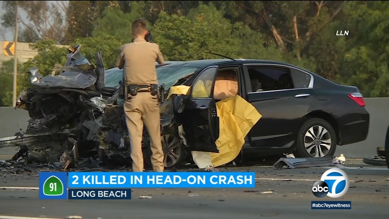 2 Killed In Crash Involving Wrong way Driver On 91 Freeway In Long 