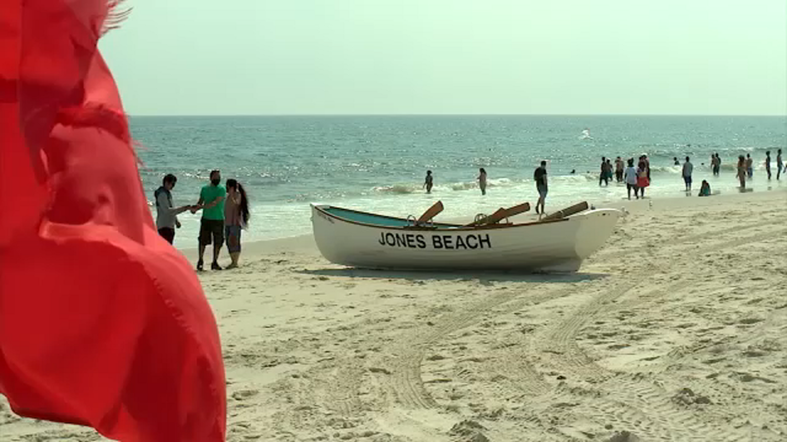 Multiple sharks spotted off Jones Beach day after lifeguard possibly