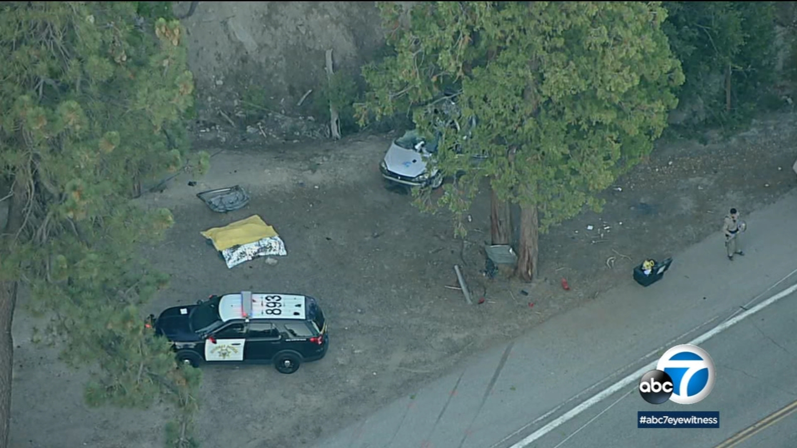 2 killed, 1 hospitalized after car slams into tree off Angeles Crest ...