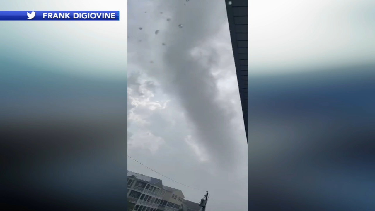 Waterspout caught on video forming over Bethany Beach
