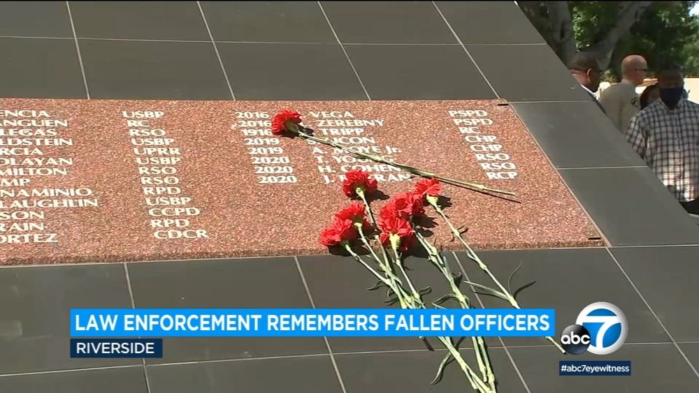 Ceremony honors Riverside County's fallen officers