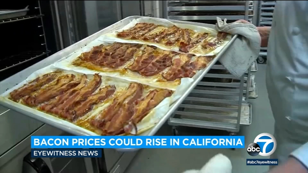 Bacon may nearly disappear in California as pig rules take effect