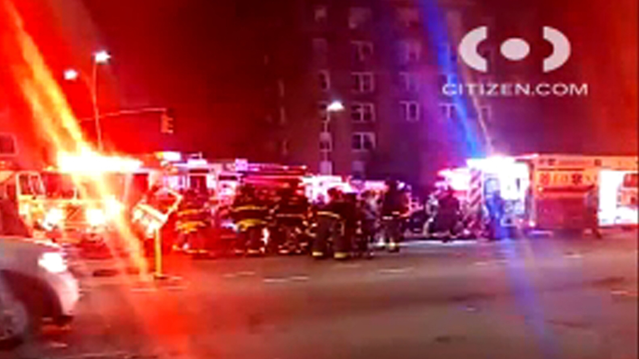 Firetruck collides with vehicle in Queens, injuring several firefighters