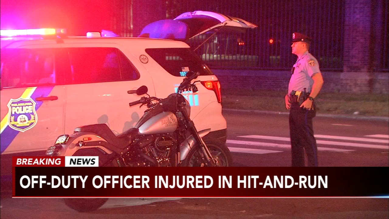 Philly off-duty officer injured in hit-and-run