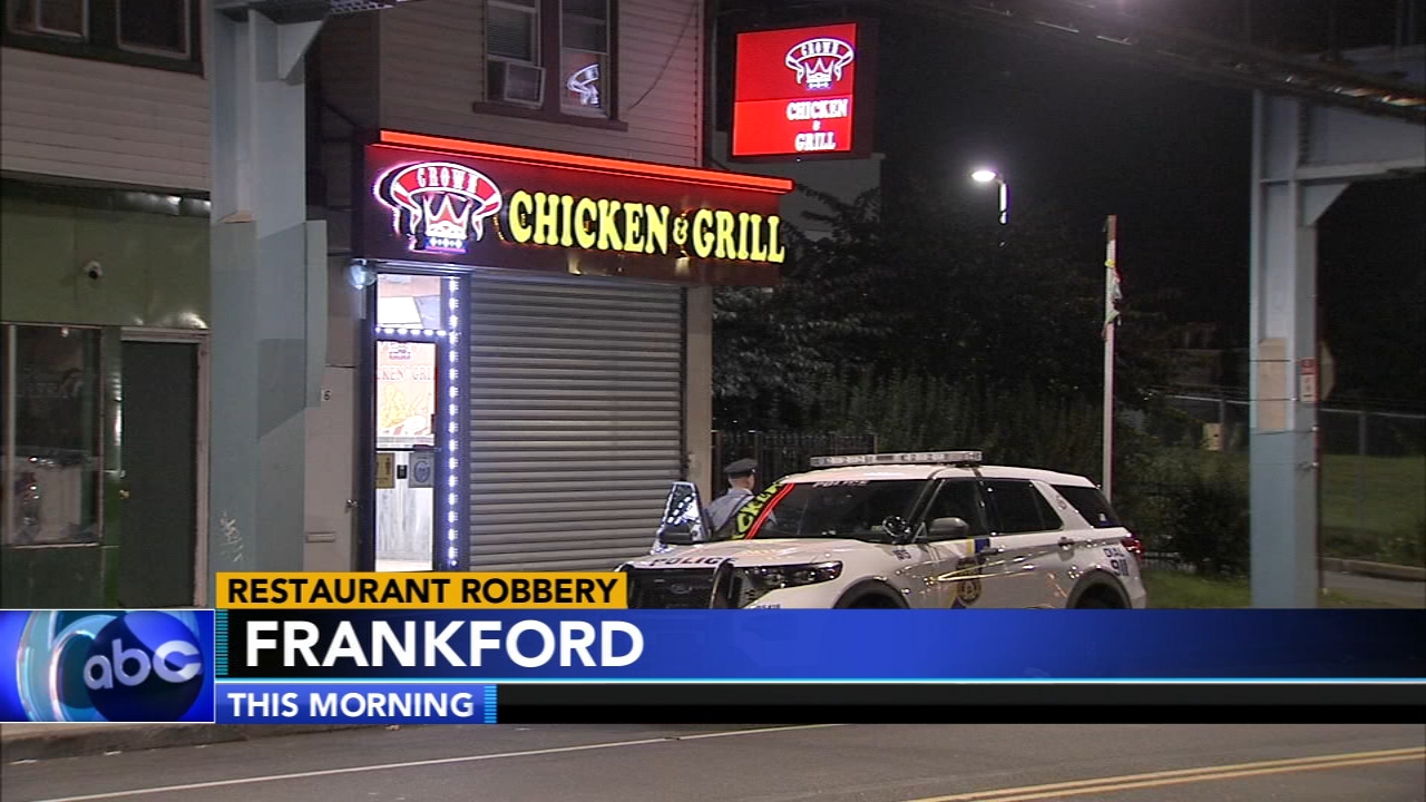 Robbers target Frankford restaurant, flee with hundreds of dollars
