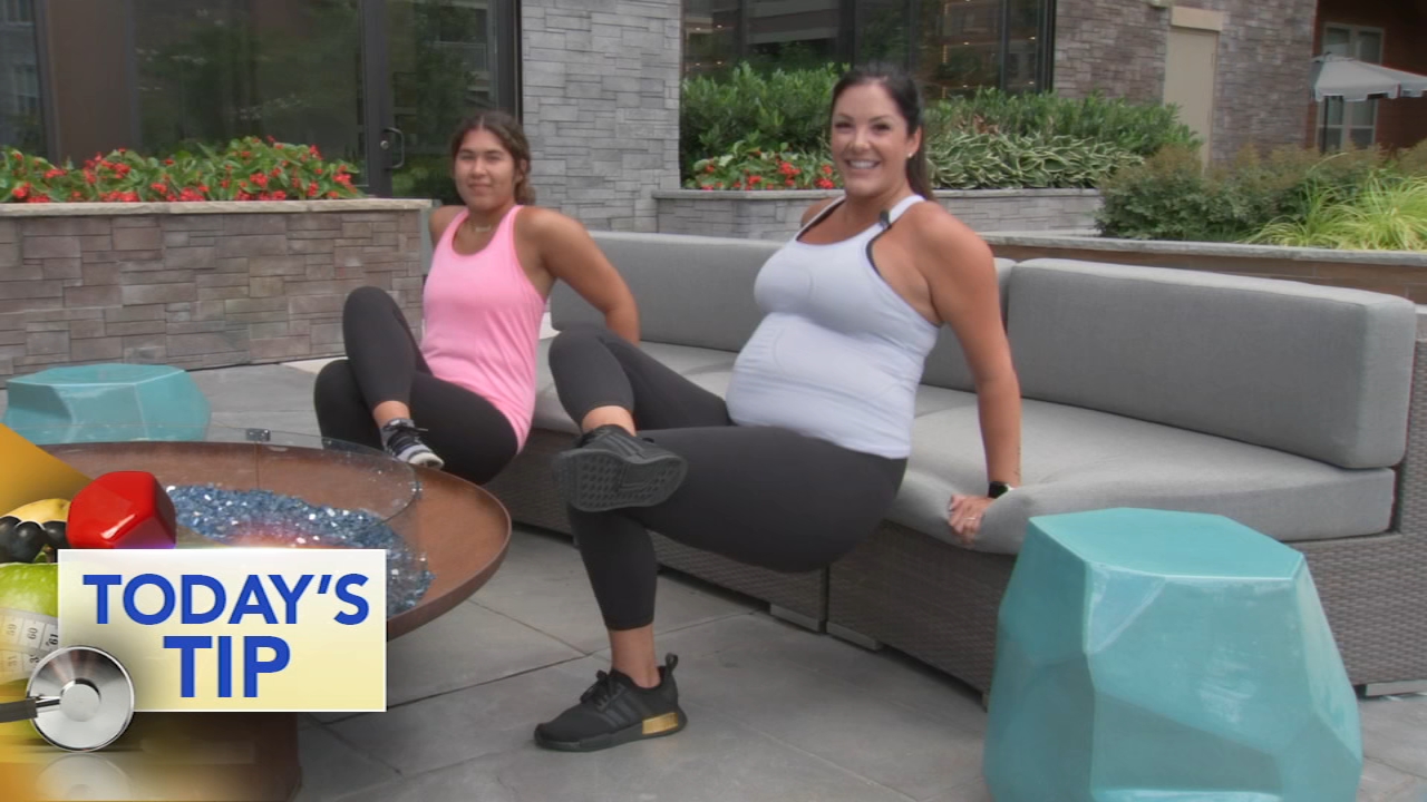 Figure-four tricep dips - Today's Tip