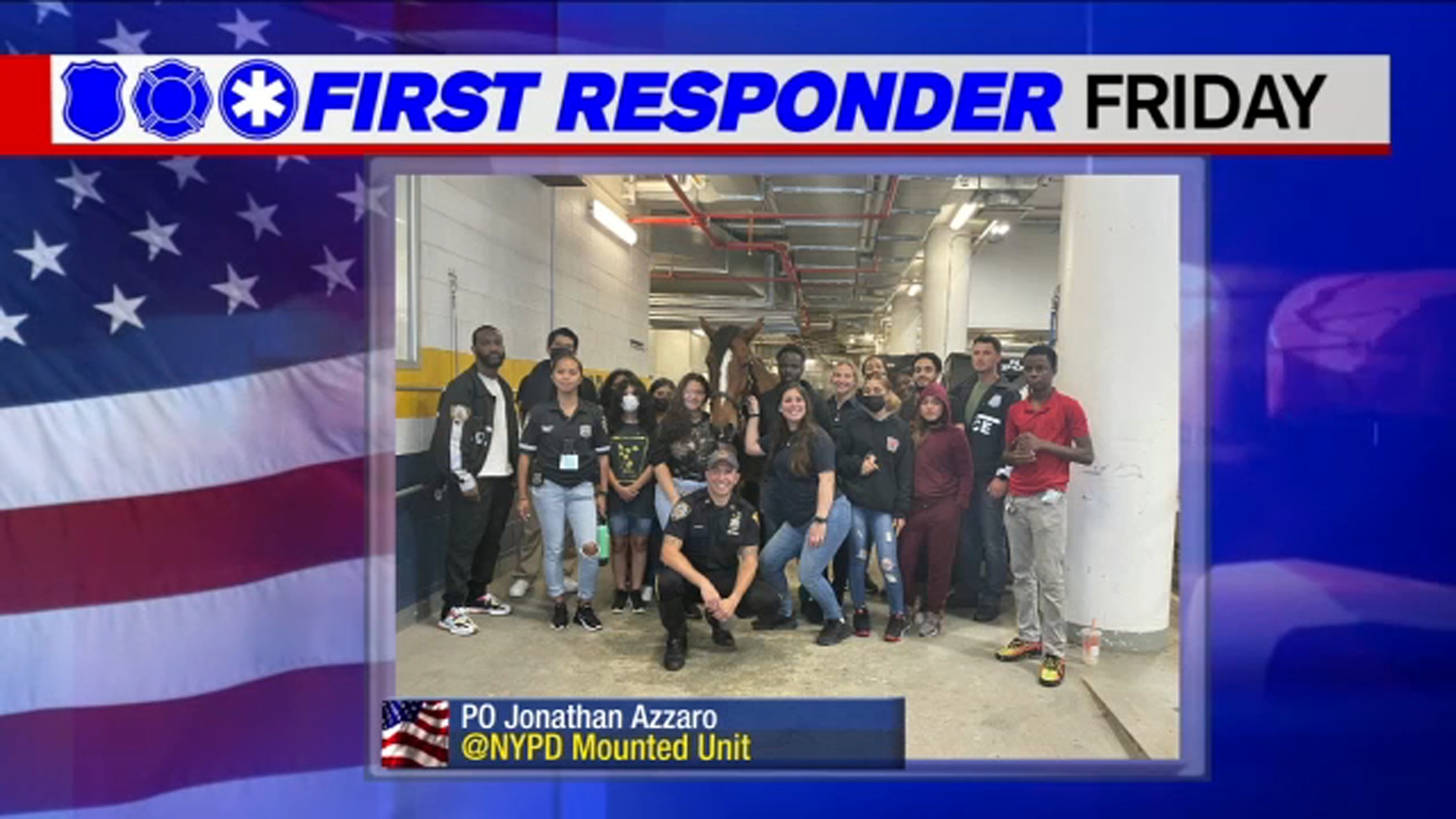 First Responder Friday honors NYPD Officer Jonathan Azzaro