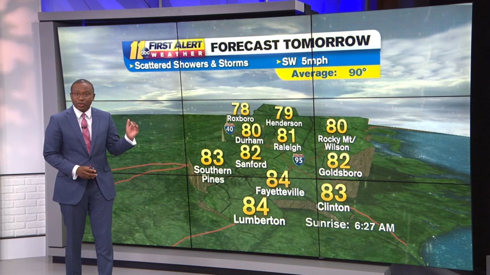 NC Weather Forecast for Raleigh, Durham and Fayetteville, North