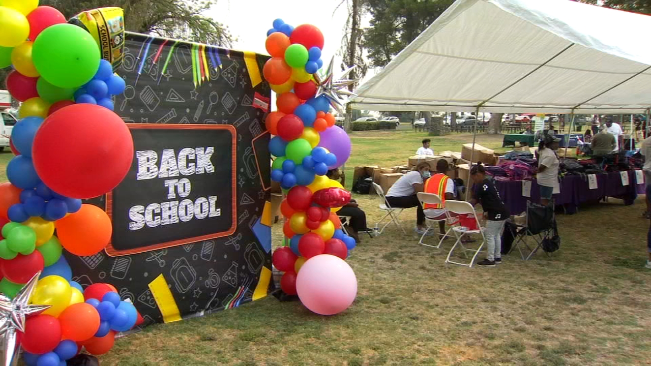 Back-to-School Health Fair held at Fresno's Roeding Park
