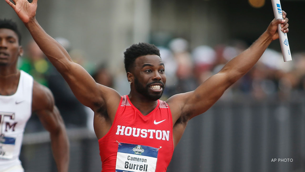 Cameron Burrell, national champion track star at UH, dies at 26