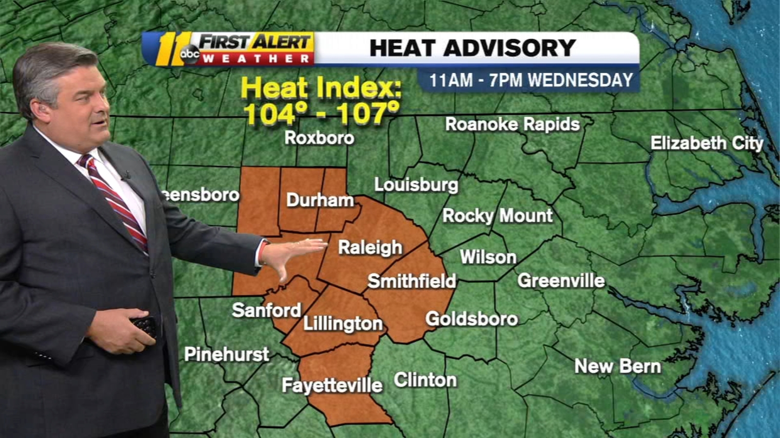 NC Weather Forecast for Raleigh, Durham and Fayetteville, North
