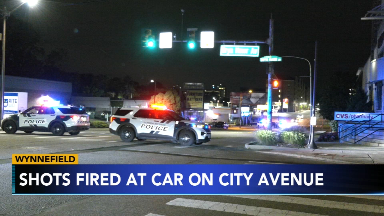 Shots fire at moving car in Wynnefield
