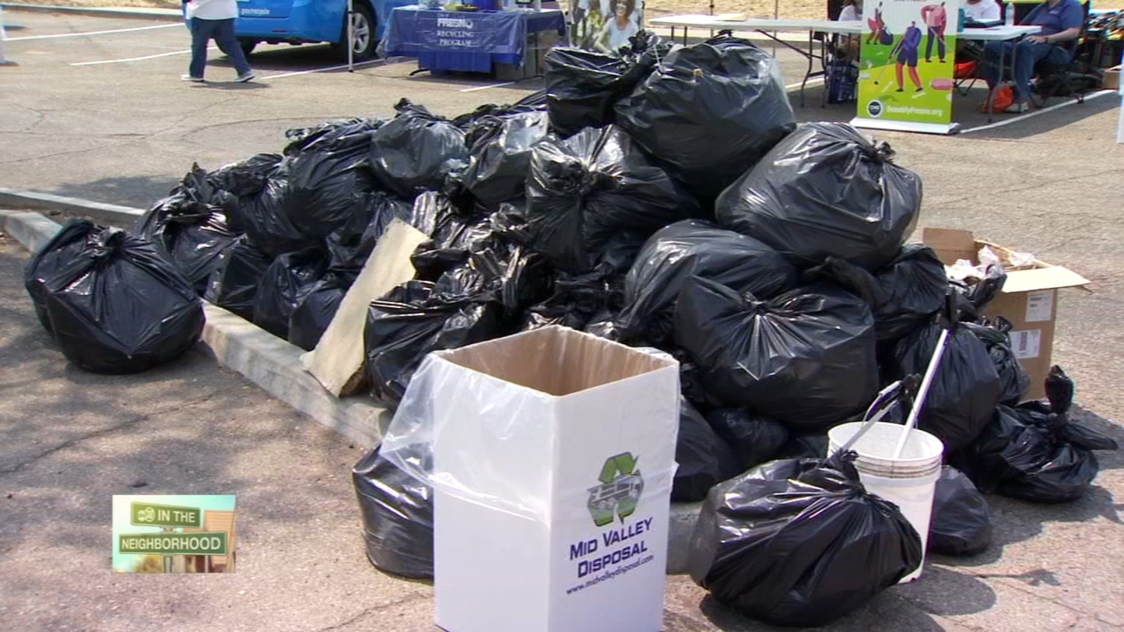 Beautify Fresno Volunteers pick up over 16,000 pounds of trash from