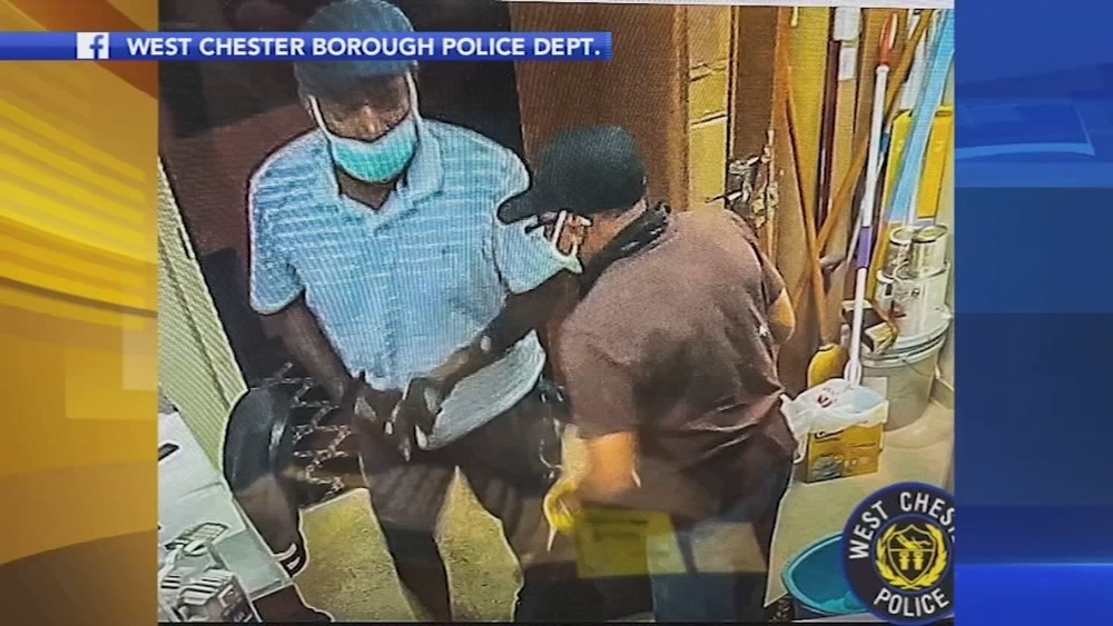 2 suspects wanted in West Chester, Pa jewelry theft