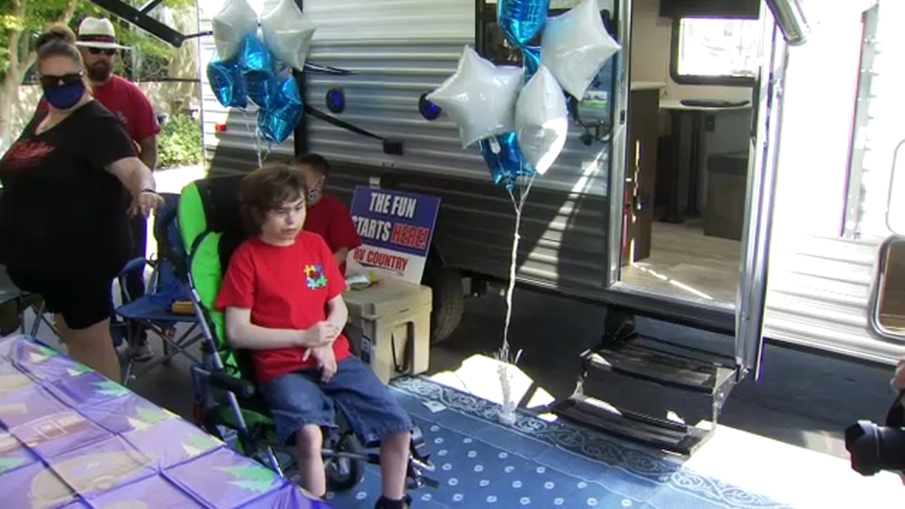 Fresno-based RV company, Make-A-Wish surprise 12-year-old