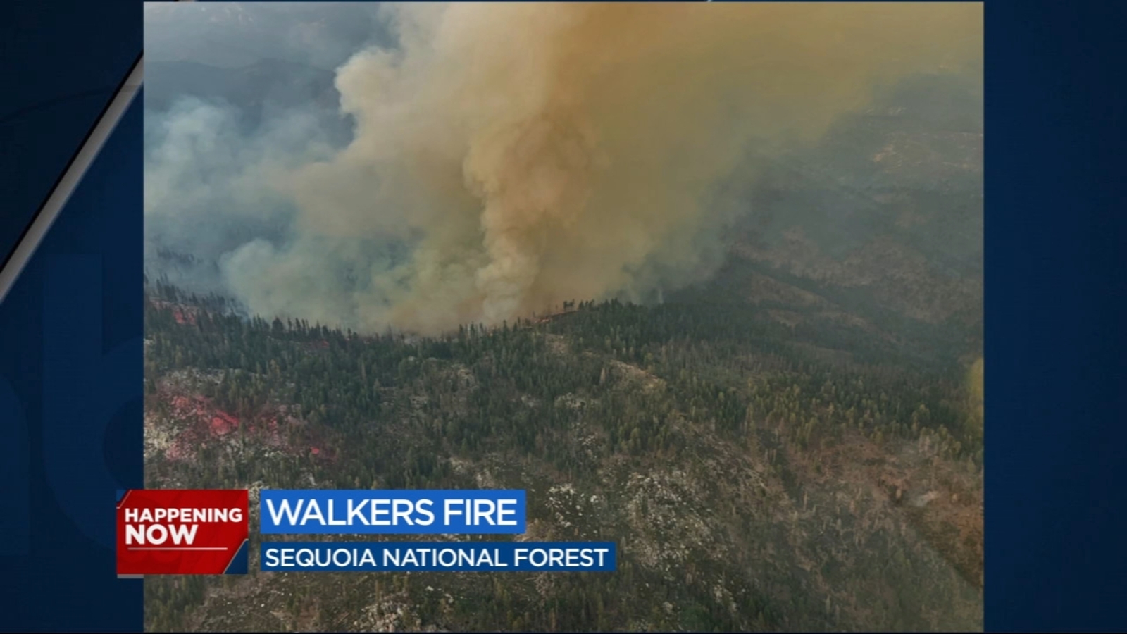 500 Acre Wildfire Burning In Sequoia National Forest Abc30 Fresno