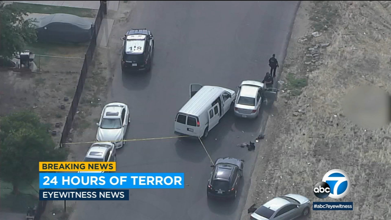 Suspect killed, 2 San Bernardino police officers shot in Highland