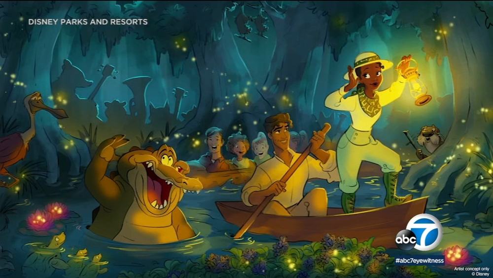Sneak Peek at Princess Tiana's re-imagined Splash Mountain