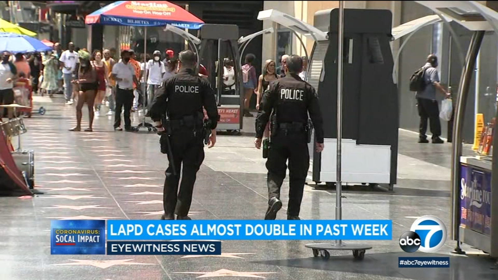 COVID cases increasing 'substantially' among LAPD as 84 employees tested positive in past week